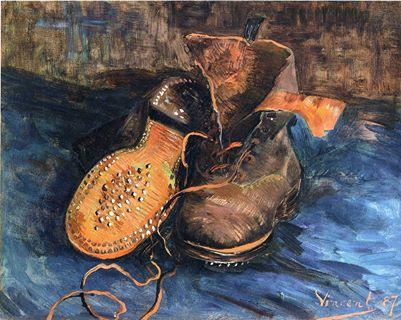 A pair of boots Van Gogh 1887 Baltimore Museum c