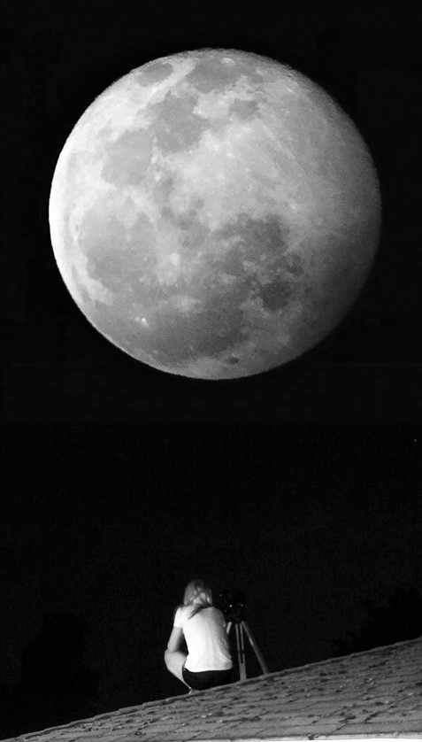 Caitlin Shoots the Strawberry Moon