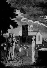 Conjurer evoking a spirit-PublicDomainWikipedia