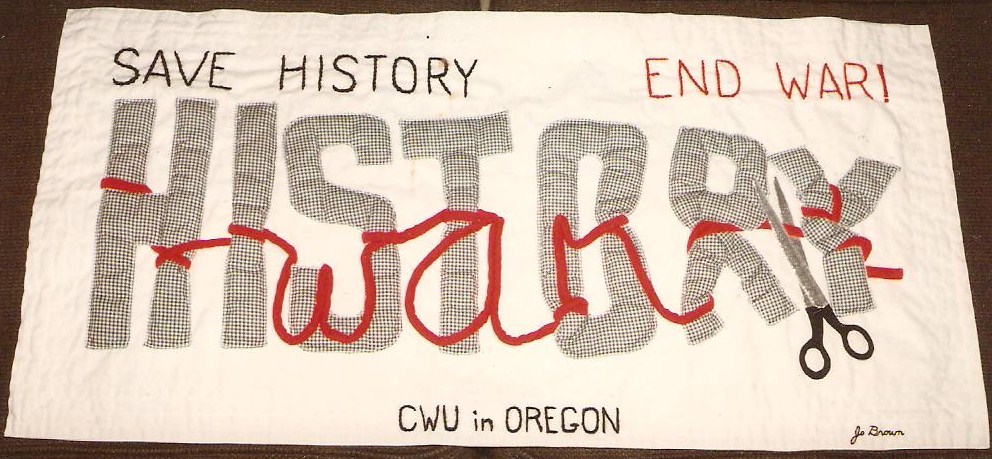 CWU PeaceRibbon JoBrown1 001
